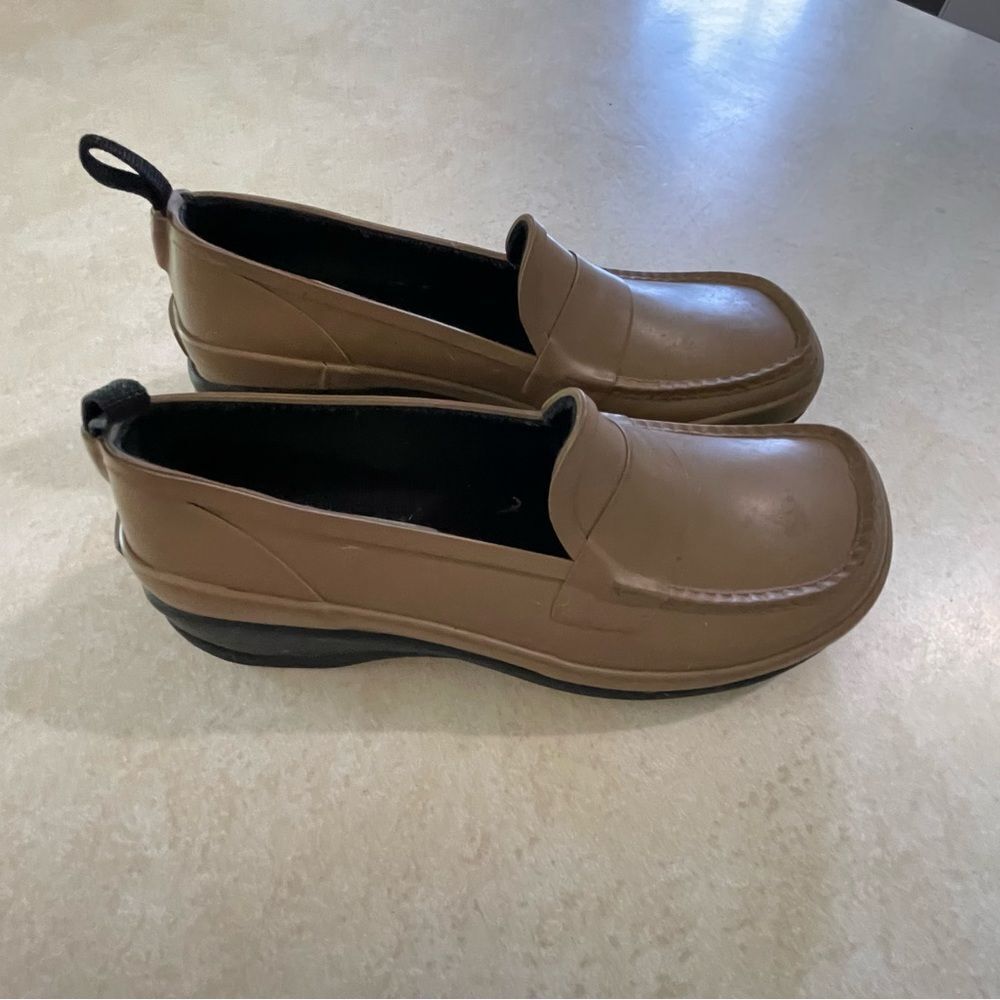 Steve Madden chunky retro Y2K loafers size 6.5 rubber water shoes